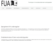 Tablet Screenshot of fua.dk